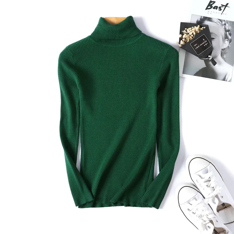Pull en tricot à col roulé Annabelle