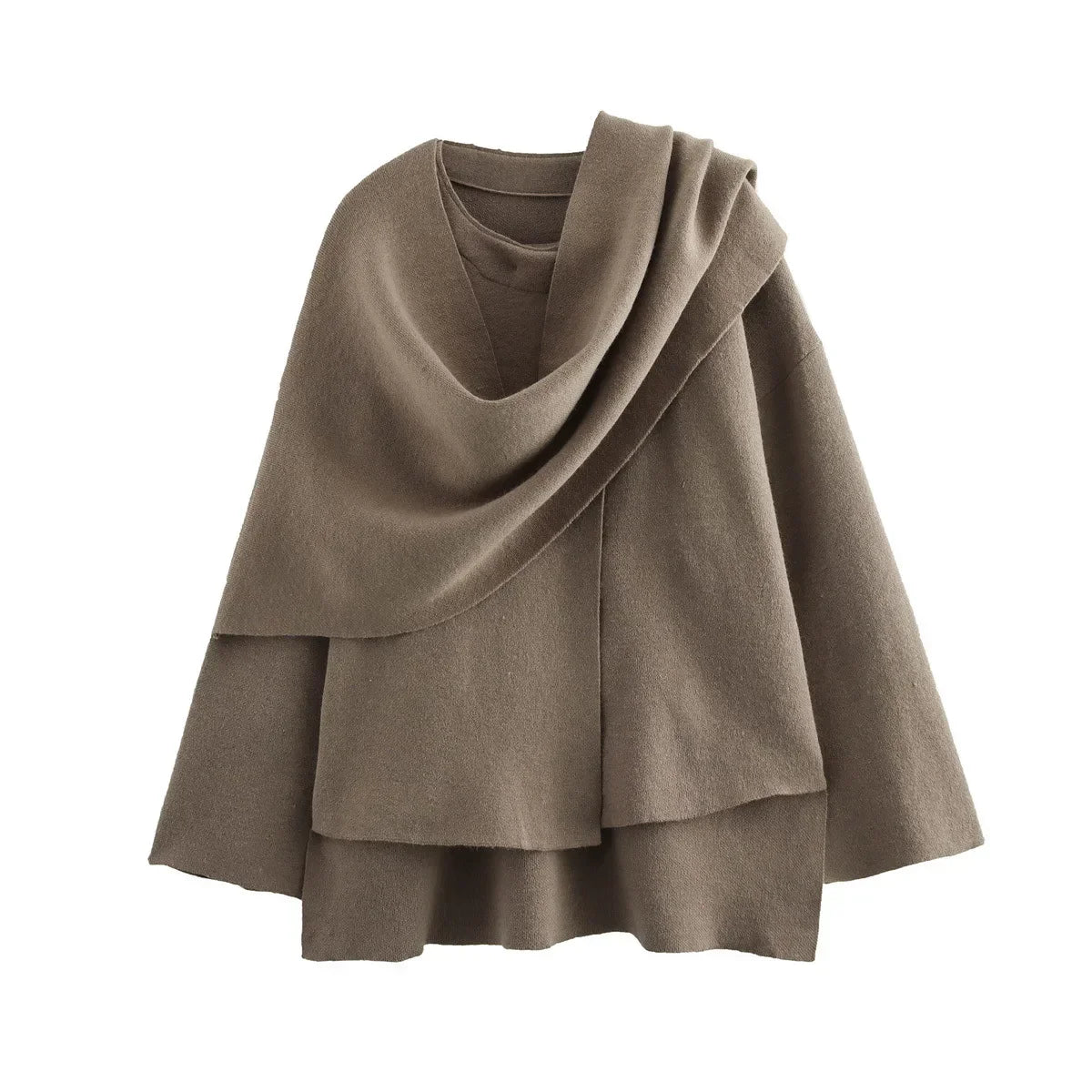 ZA-Pardessus en Tricot pour Femme