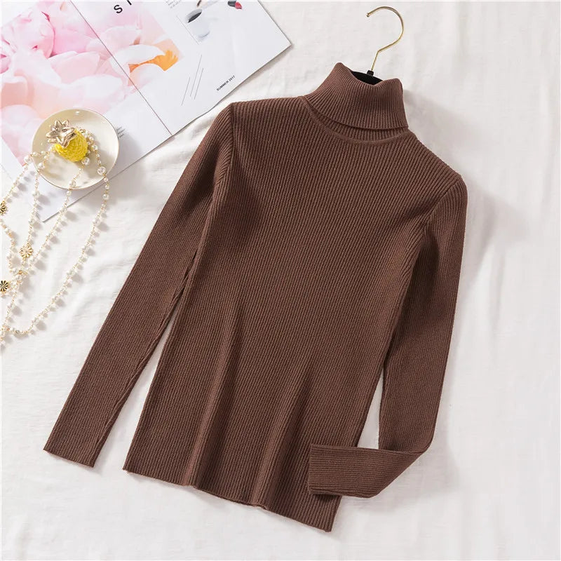 Pull en tricot à col roulé Annabelle