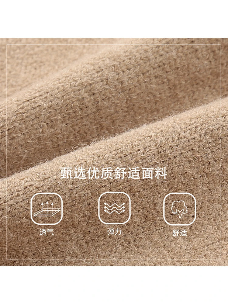 Pull cardigan à manches longues avec fermeture éclair