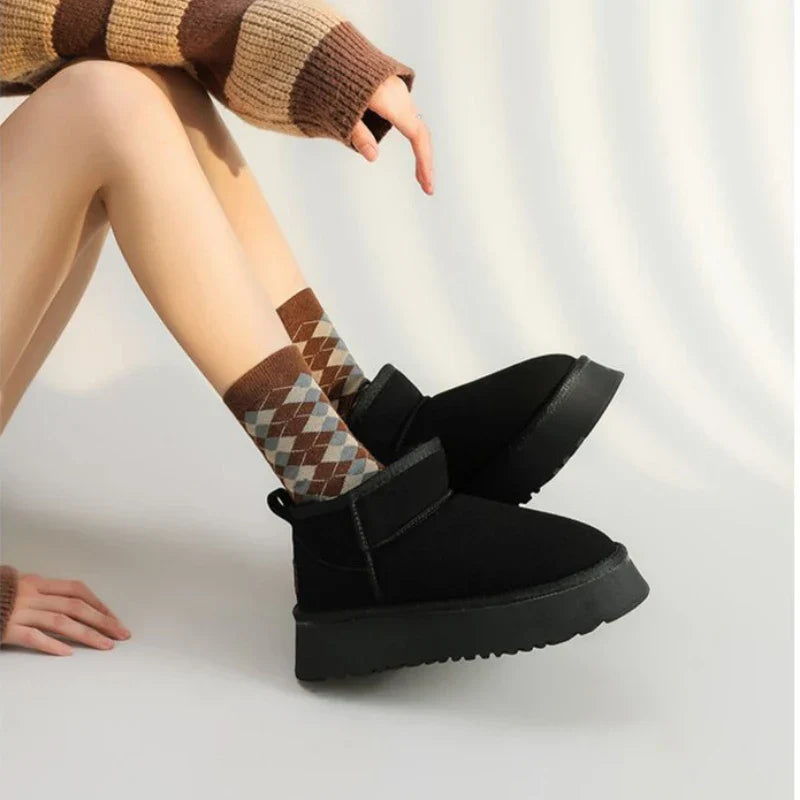 Bottes en Daim et Fourrure Daisy