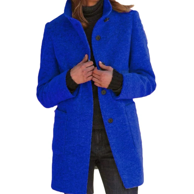 Manteau en laine mélangée
