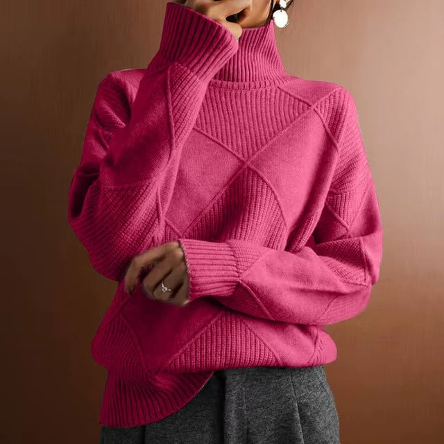 Pull Col Roulé En Cachemire