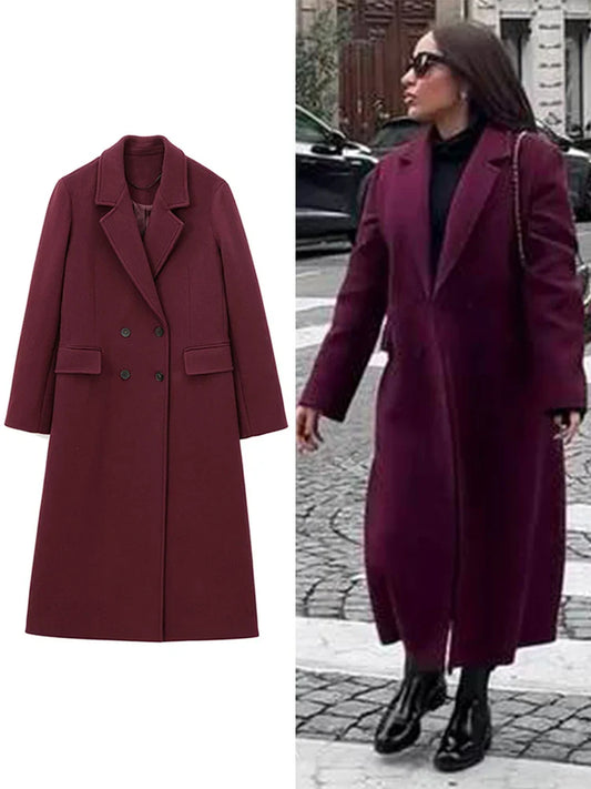 Vestes longues en fausse fourrure pour femmes