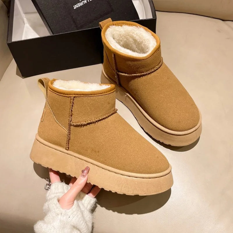 Bottes en Daim et Fourrure Daisy