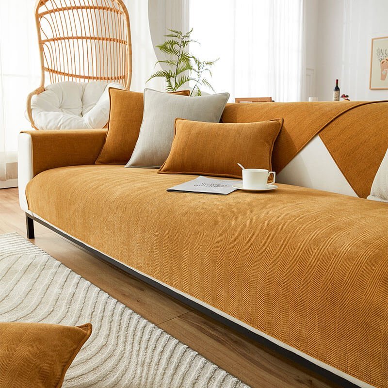 Housse de canapé de luxe Verón anti-dérapante