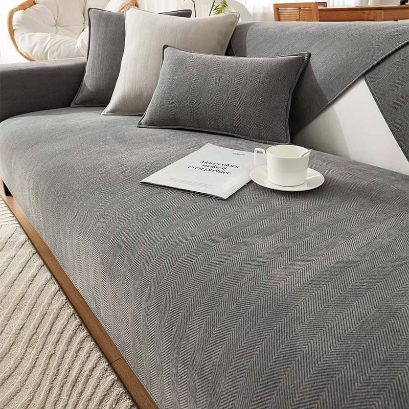 Housse de canapé de luxe Verón anti-dérapante